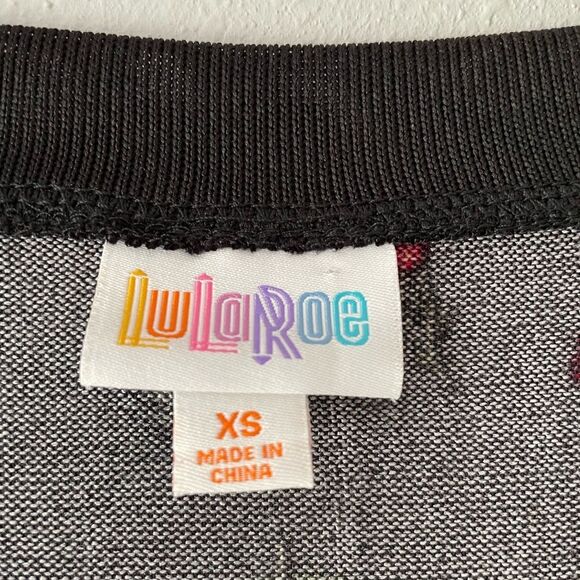 LuLaRoe Black Floral Print Cheryl Cardigan size: XS - Picture 4 of 7